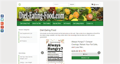 Desktop Screenshot of diet-eating-food.com